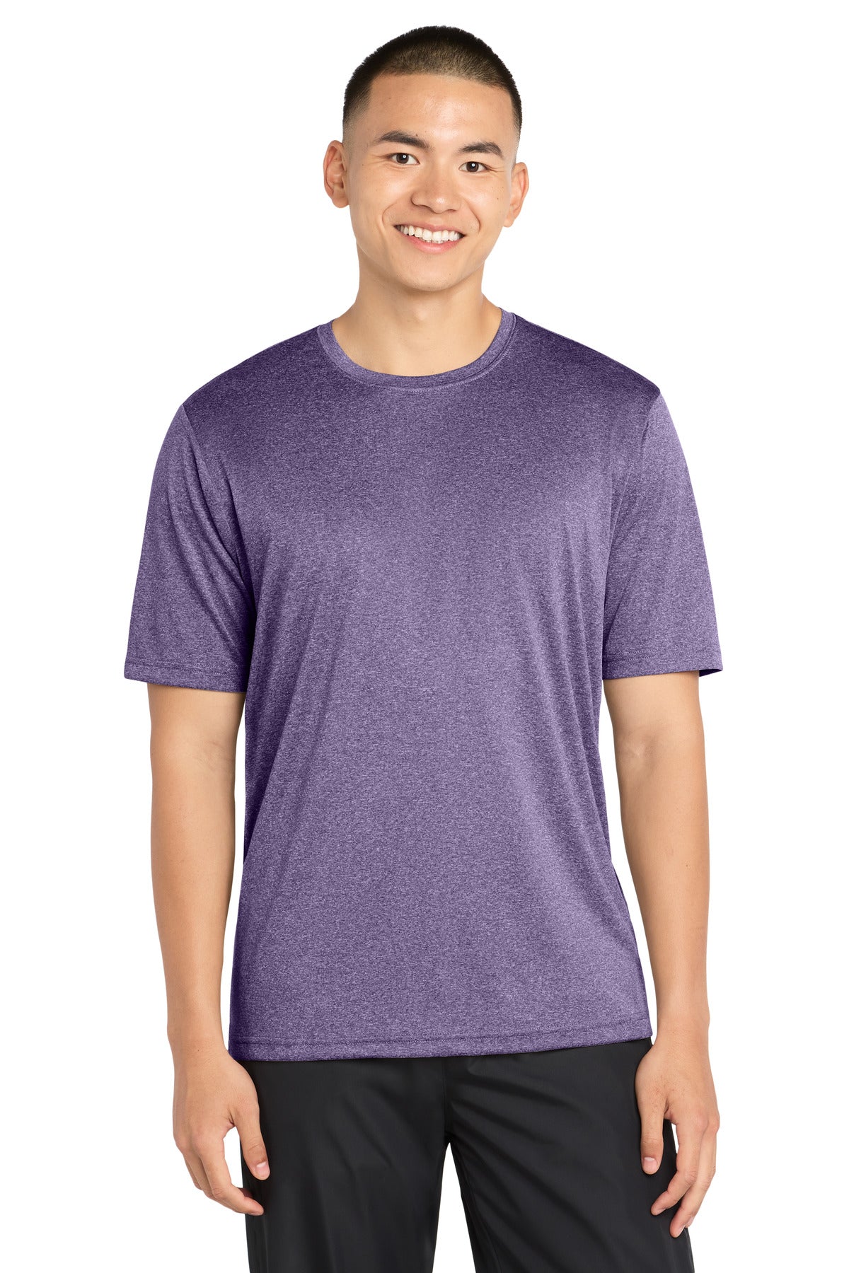 Custom Embroidery or DTF Print - Sport-Tek ® Heather Contender ™ Tee. ST360