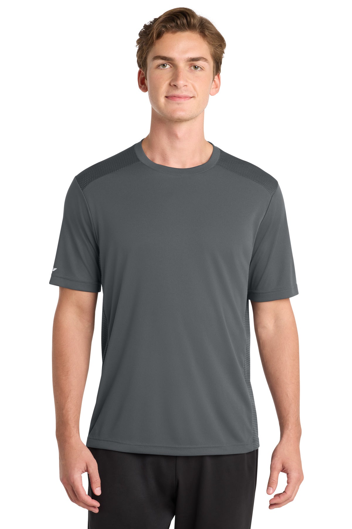 Custom Embroidery or DTF Print - Sport-Tek ® PosiCharge ® Elevate Tee. ST380