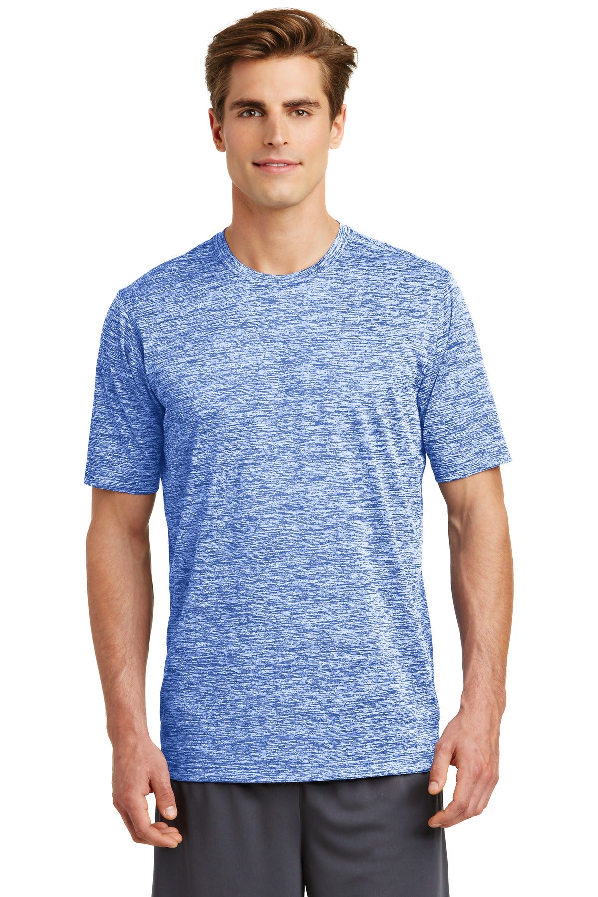 Custom Embroidered - Sport-Tek® PosiCharge® Electric Heather Tee. ST390