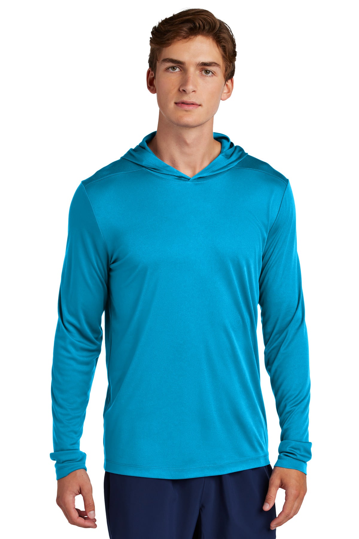 Custom Embroidery or DTF Print - Sport-Tek ® Posi-UV ® Pro Long Sleeve Hoodie ST420LSH