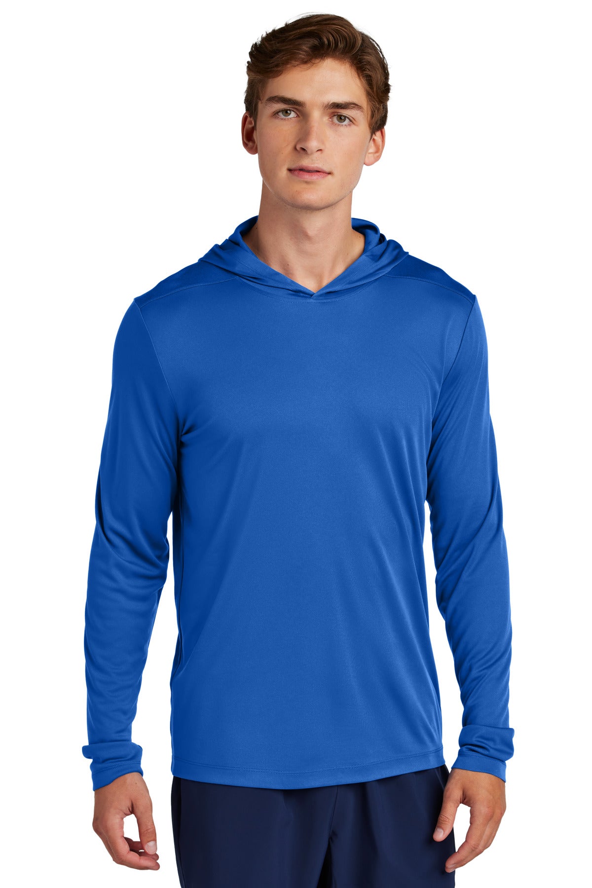 Custom Embroidery or DTF Print - Sport-Tek ® Posi-UV ® Pro Long Sleeve Hoodie ST420LSH