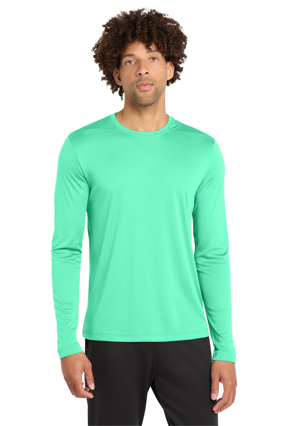 Custom Embroidery or DTF Print - Sport-Tek ® Posi-UV ® Pro Long Sleeve Tee. ST420LS