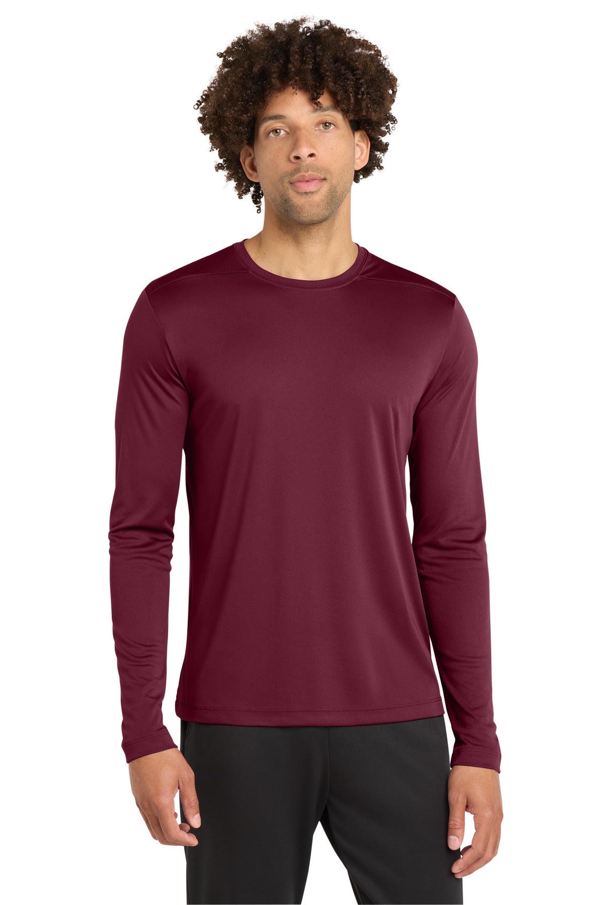 Custom Embroidery or DTF Print - Sport-Tek ® Posi-UV ® Pro Long Sleeve Tee. ST420LS