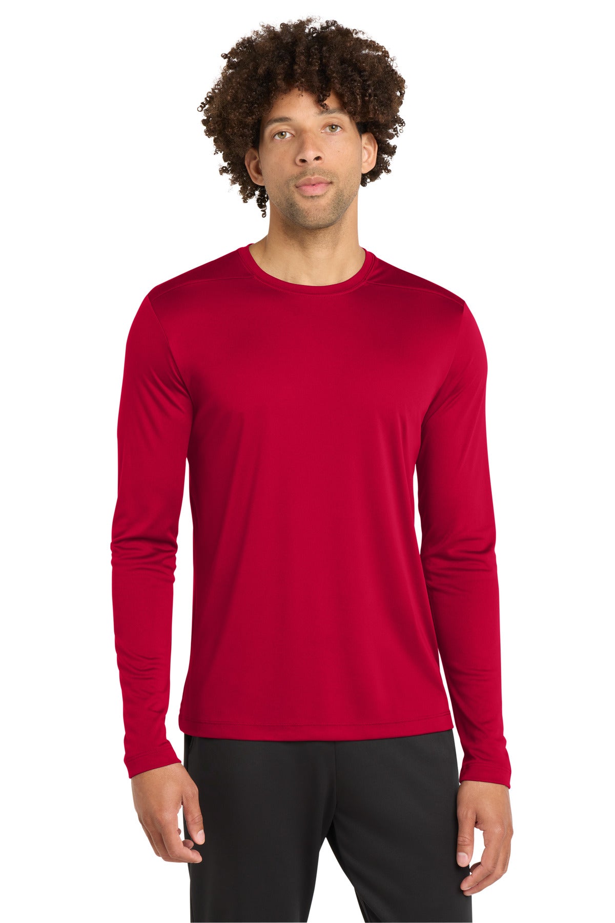 Custom Embroidery or DTF Print - Sport-Tek ® Posi-UV ® Pro Long Sleeve Tee. ST420LS