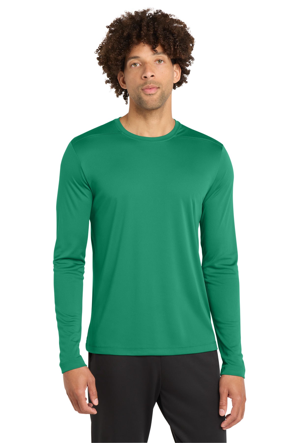 Custom Embroidery or DTF Print - Sport-Tek ® Posi-UV ® Pro Long Sleeve Tee. ST420LS