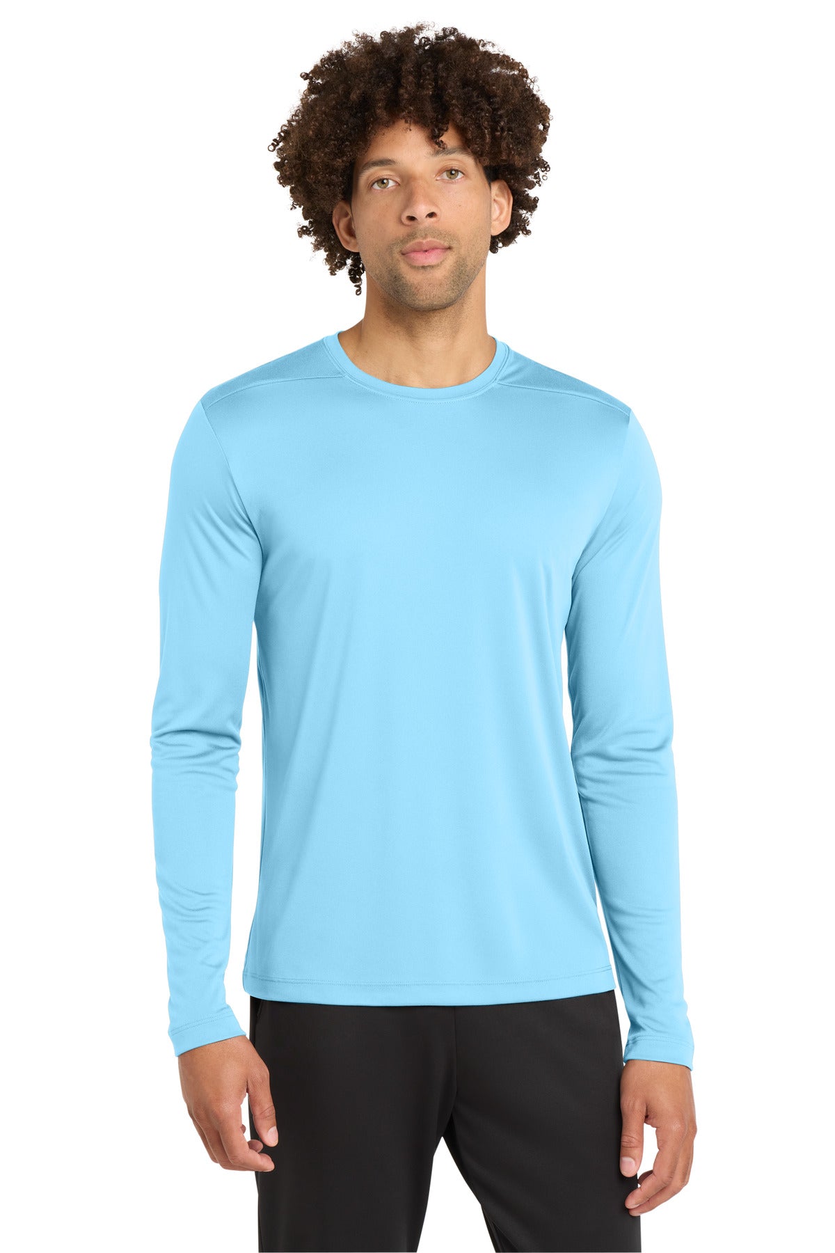 Custom Embroidery or DTF Print - Sport-Tek ® Posi-UV ® Pro Long Sleeve Tee. ST420LS