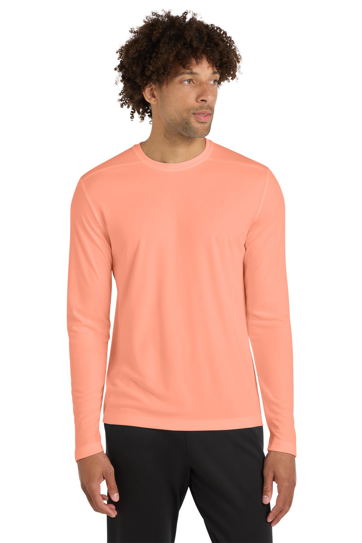Custom Embroidery or DTF Print - Sport-Tek ® Posi-UV ® Pro Long Sleeve Tee. ST420LS