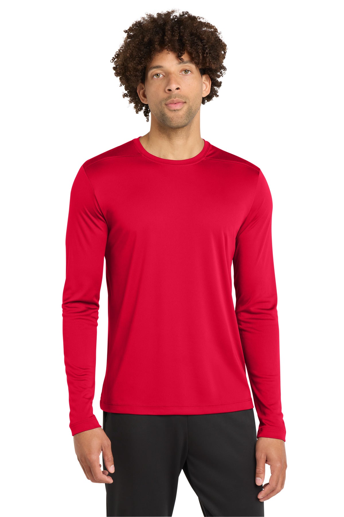 Custom Embroidery or DTF Print - Sport-Tek ® Posi-UV ® Pro Long Sleeve Tee. ST420LS