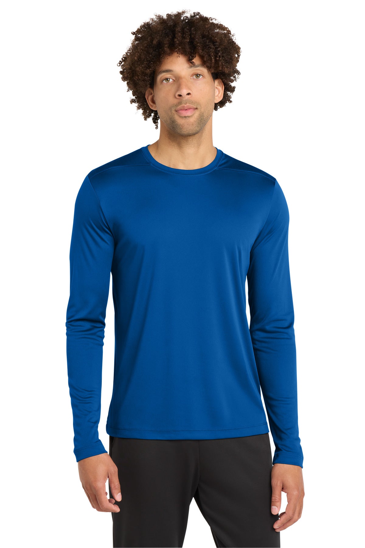 Custom Embroidery or DTF Print - Sport-Tek ® Posi-UV ® Pro Long Sleeve Tee. ST420LS