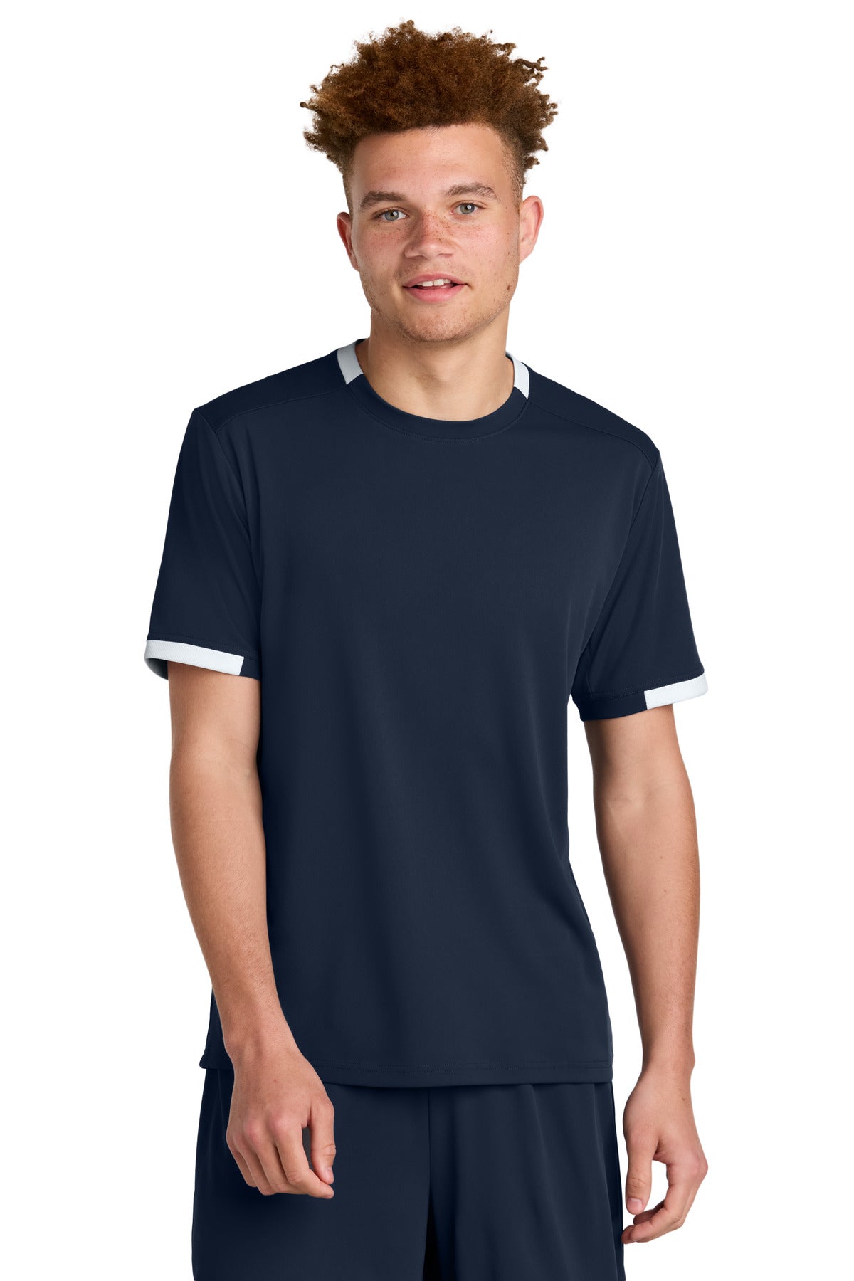 Custom Embroidery or DTF Print - Sport-Tek ® Club Short Sleeve Crew ST440