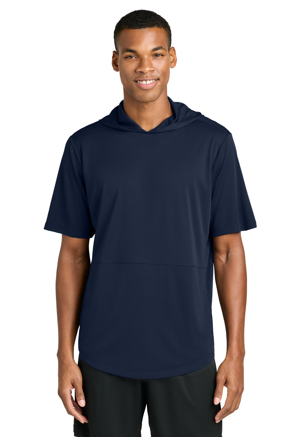 Custom Embroidery or DTF Print - Sport-Tek ® Club Short Sleeve Hoodie ST445