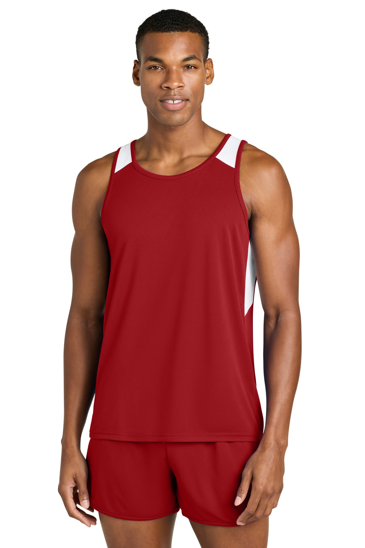 Custom Embroidery or DTF Print - Sport-Tek ® Club Track Tank ST446