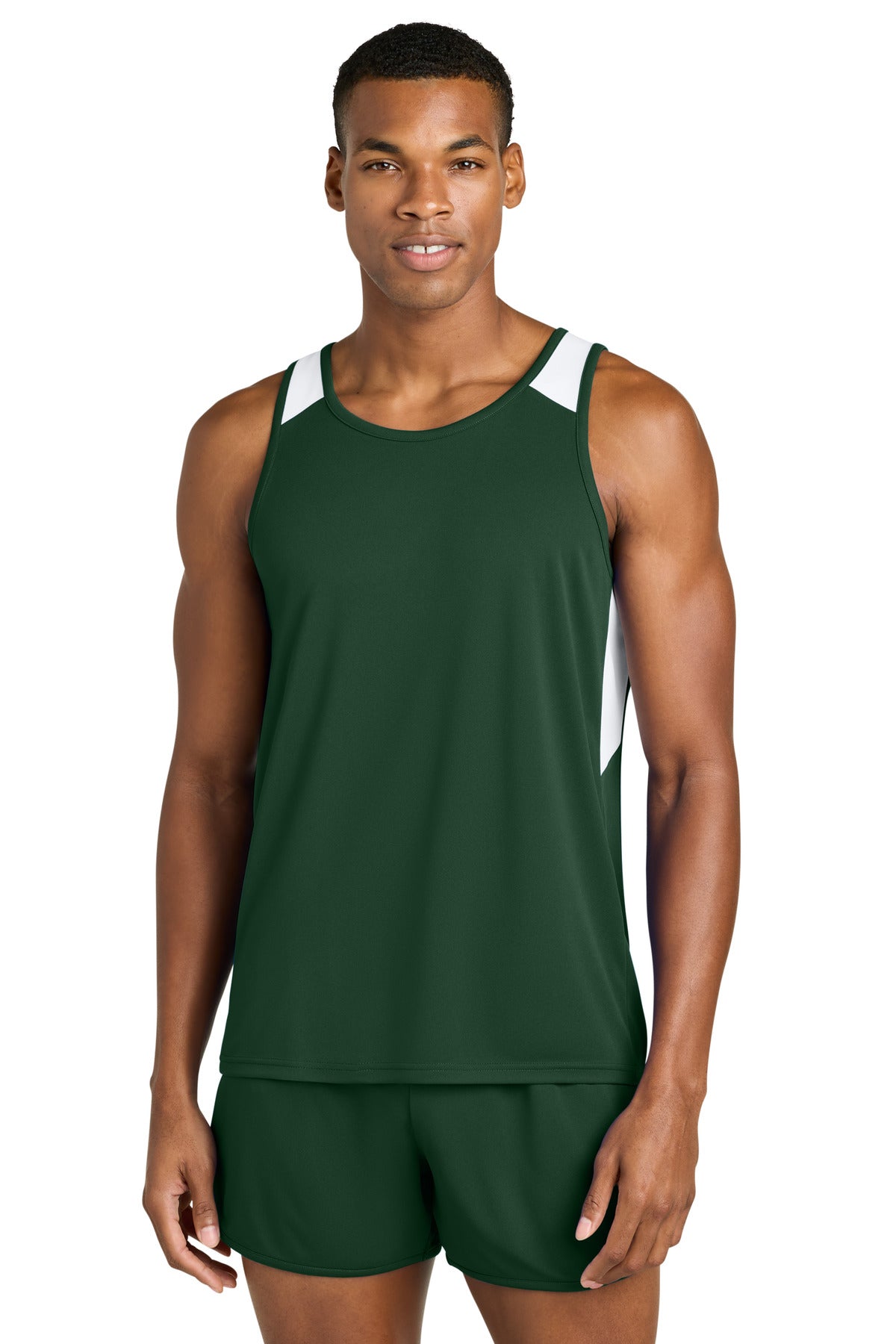 Custom Embroidery or DTF Print - Sport-Tek ® Club Track Tank ST446
