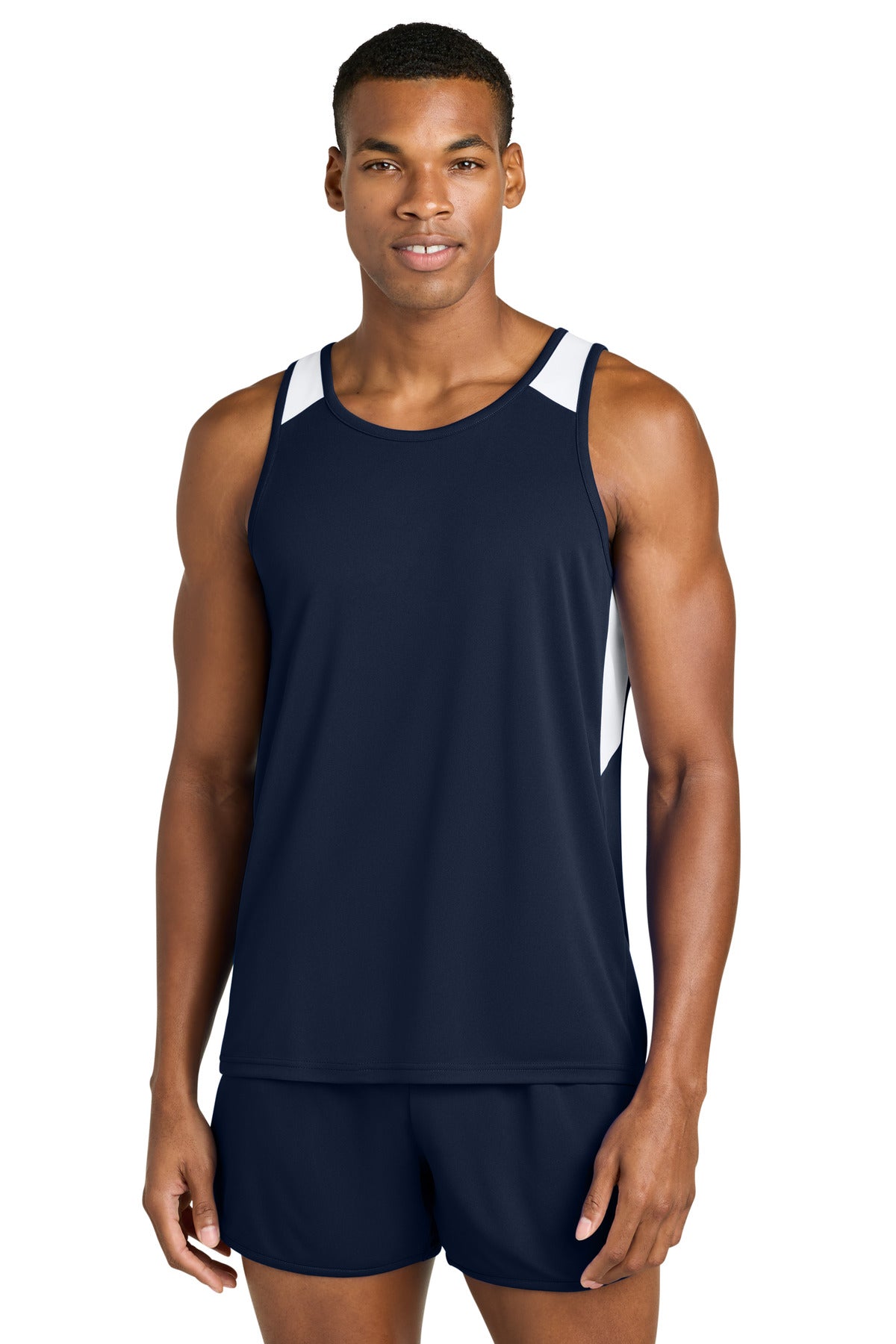 Custom Embroidery or DTF Print - Sport-Tek ® Club Track Tank ST446