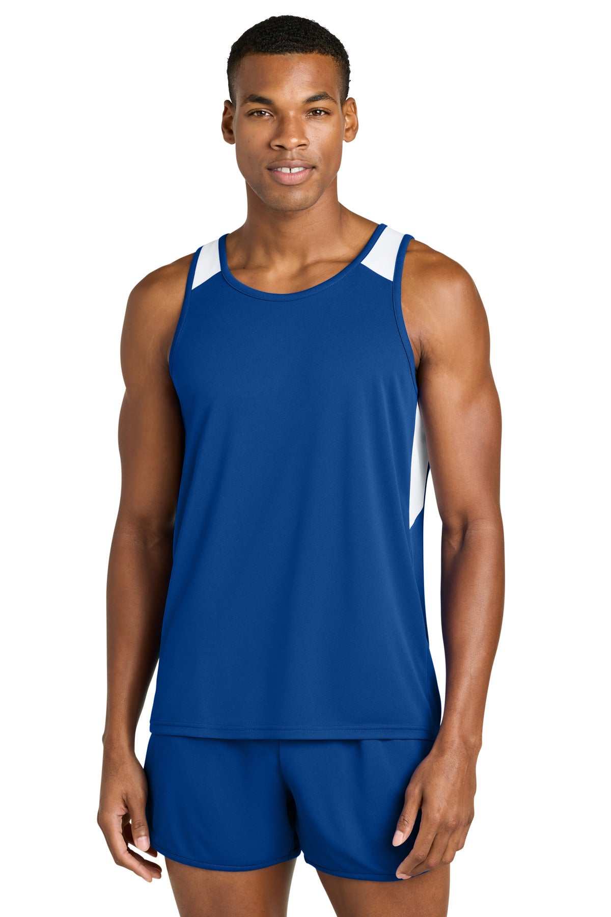 Custom Embroidery or DTF Print - Sport-Tek ® Club Track Tank ST446