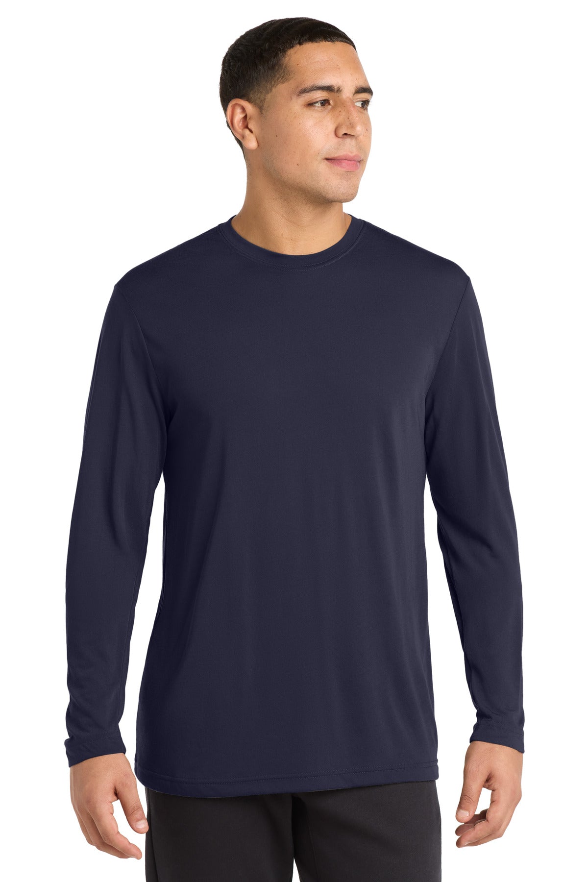 Custom Embroidery or DTF Print - Sport-Tek ® Long Sleeve PosiCharge ® Competitor ™ Cotton Touch ™ Tee. ST450LS