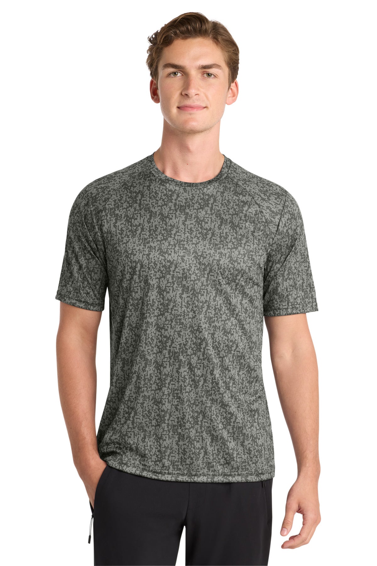 Custom Embroidery or DTF Print - Sport-Tek ® Digi Camo Tee. ST460