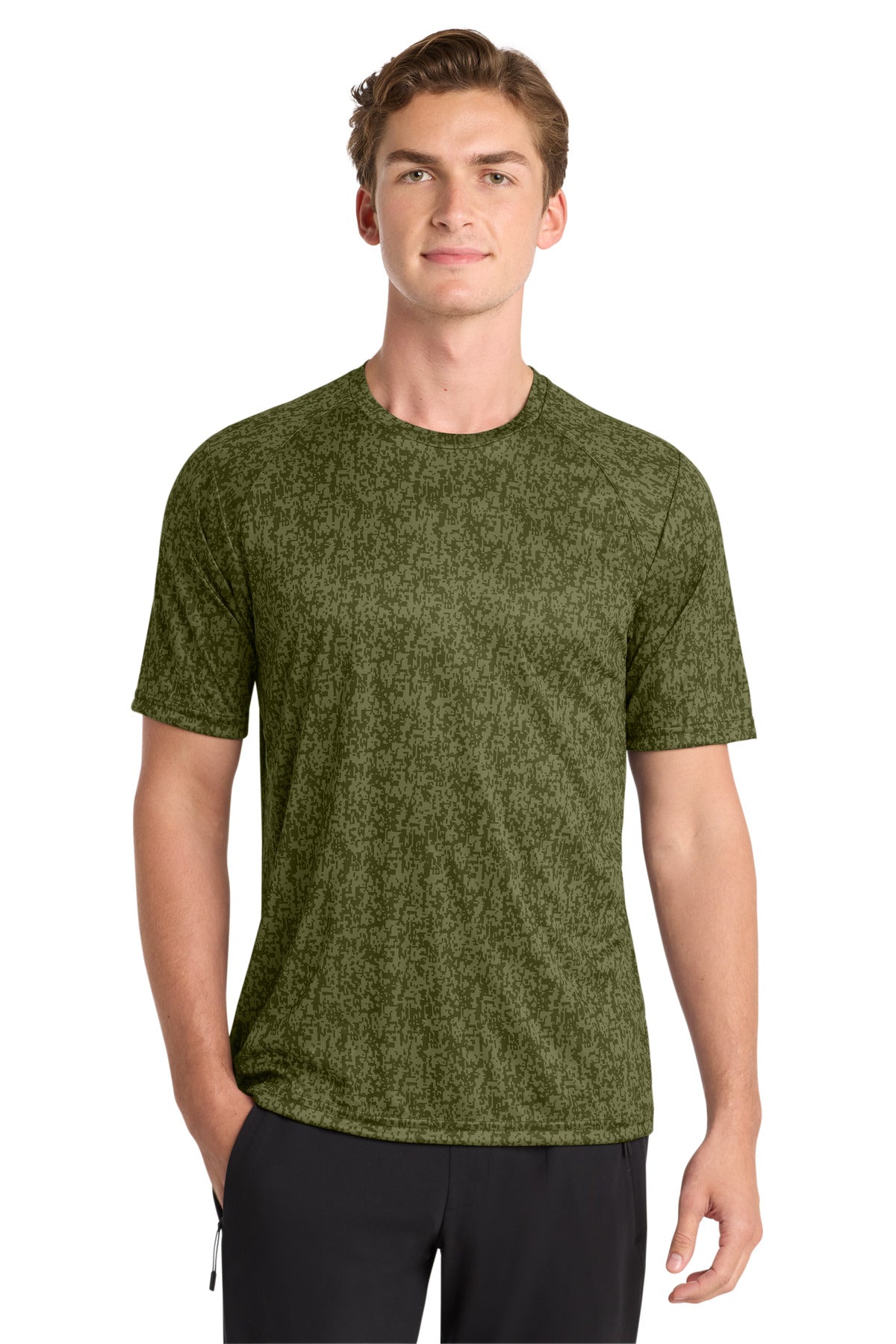 Custom Embroidery or DTF Print - Sport-Tek ® Digi Camo Tee. ST460