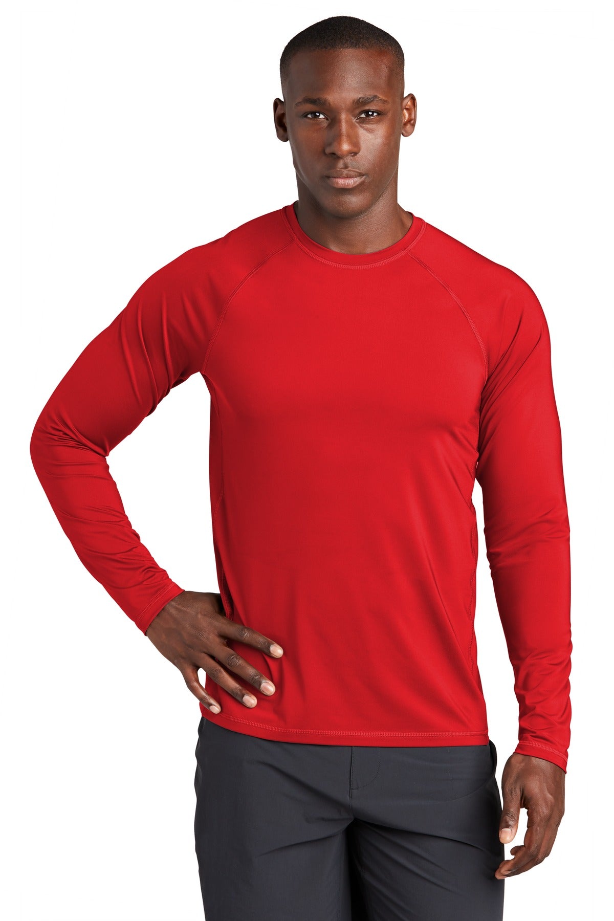 Custom Embroidered - Sport-Tek ® Long Sleeve Rashguard Tee. ST470LS