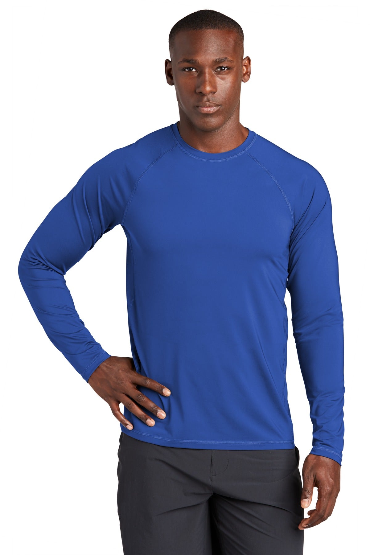 Custom Embroidered - Sport-Tek ® Long Sleeve Rashguard Tee. ST470LS