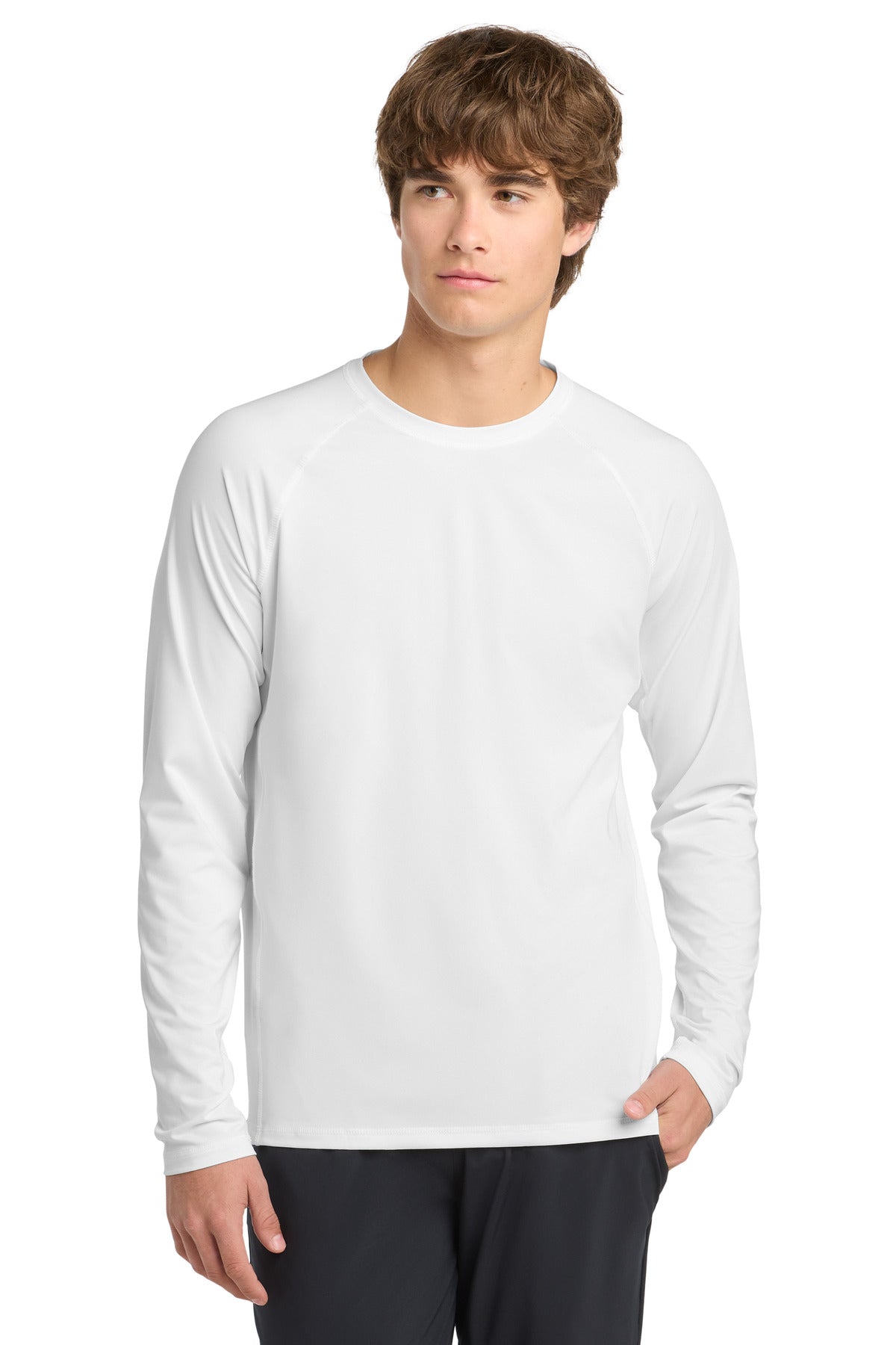 Custom Embroidery or DTF Print - Sport-Tek ® Long Sleeve Rashguard Tee. ST470LS