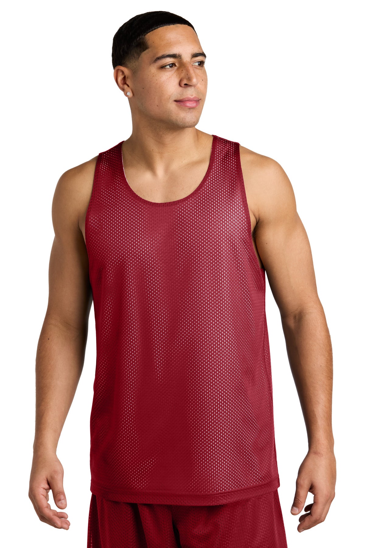 Custom Embroidery or DTF Print - Sport-Tek ® PosiCharge ® Reversible Mesh Tank ST5000
