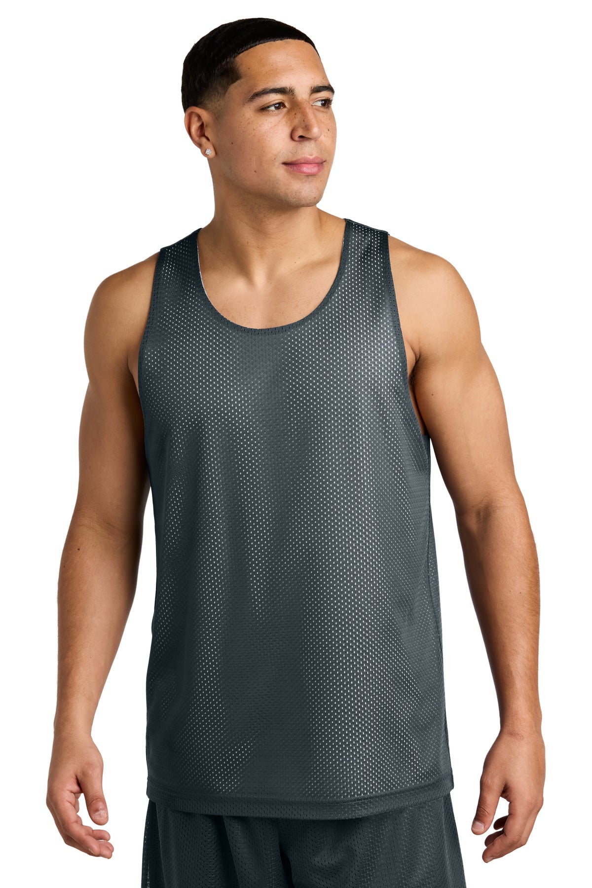 Custom Embroidery or DTF Print - Sport-Tek ® PosiCharge ® Reversible Mesh Tank ST5000