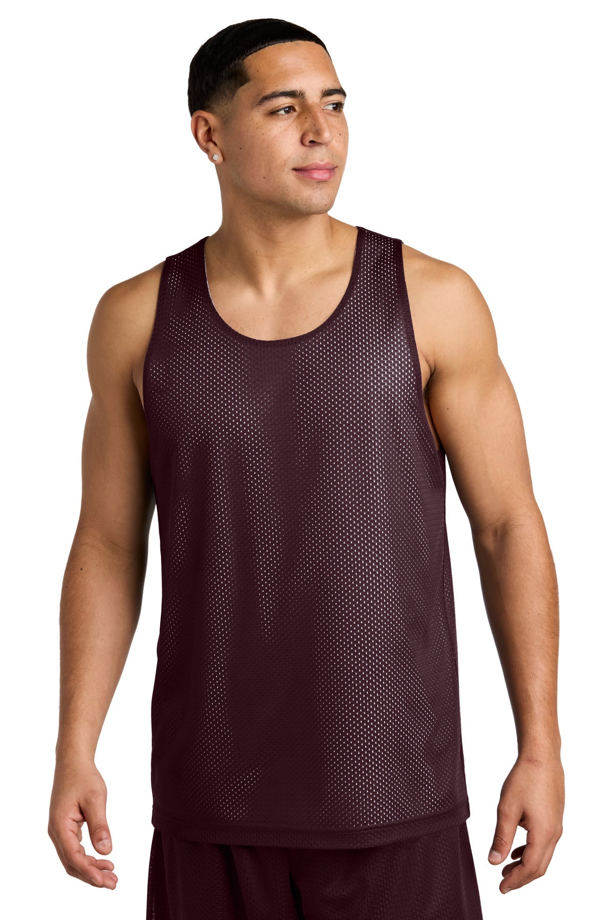 Custom Embroidery or DTF Print - Sport-Tek ® PosiCharge ® Reversible Mesh Tank ST5000