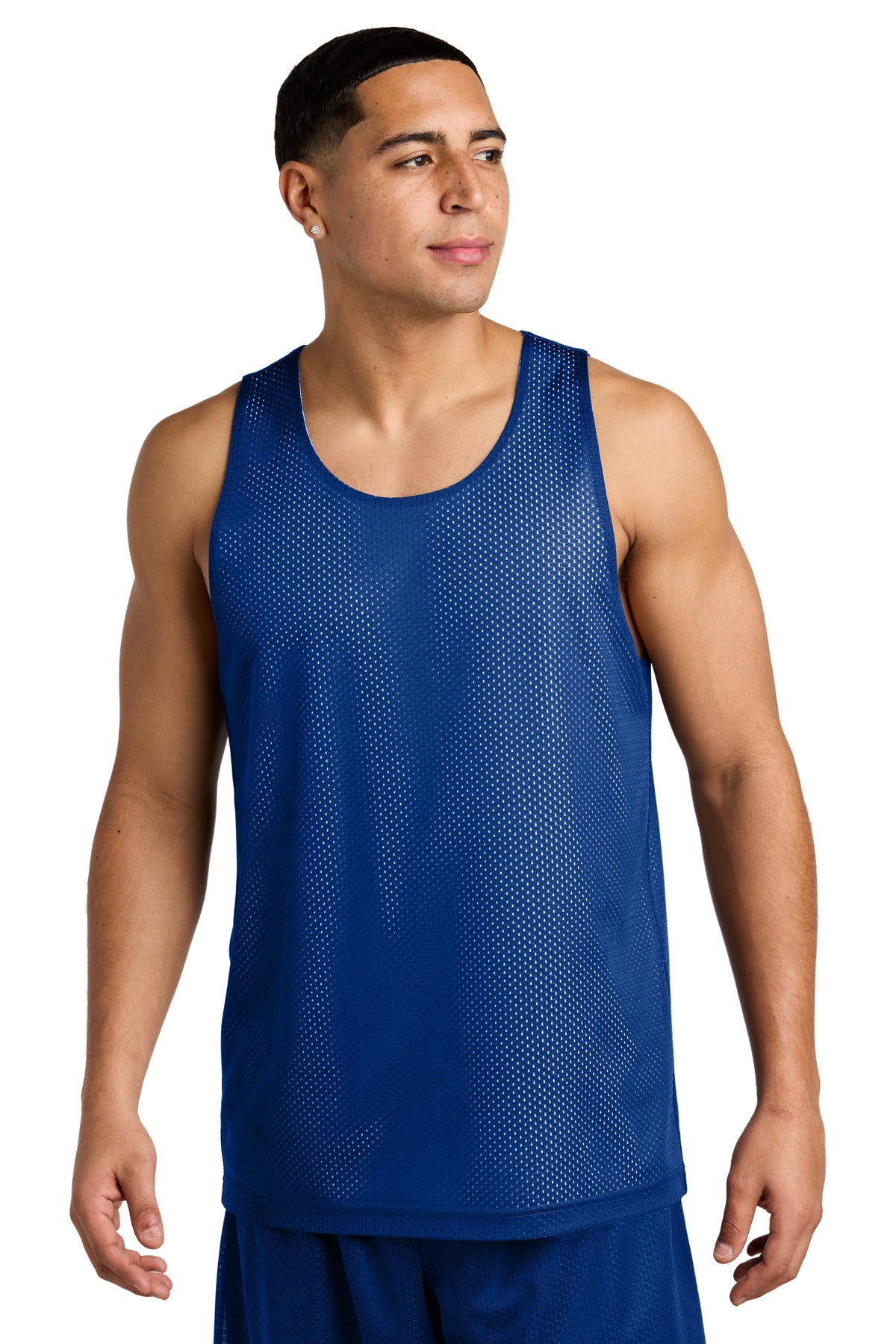 Custom Embroidery or DTF Print - Sport-Tek ® PosiCharge ® Reversible Mesh Tank ST5000