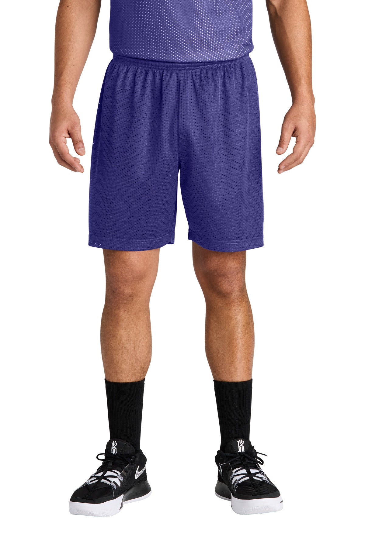Custom Embroidery or DTF Print - Sport-Tek ® PosiCharge ® Mesh 7' Short ST5100