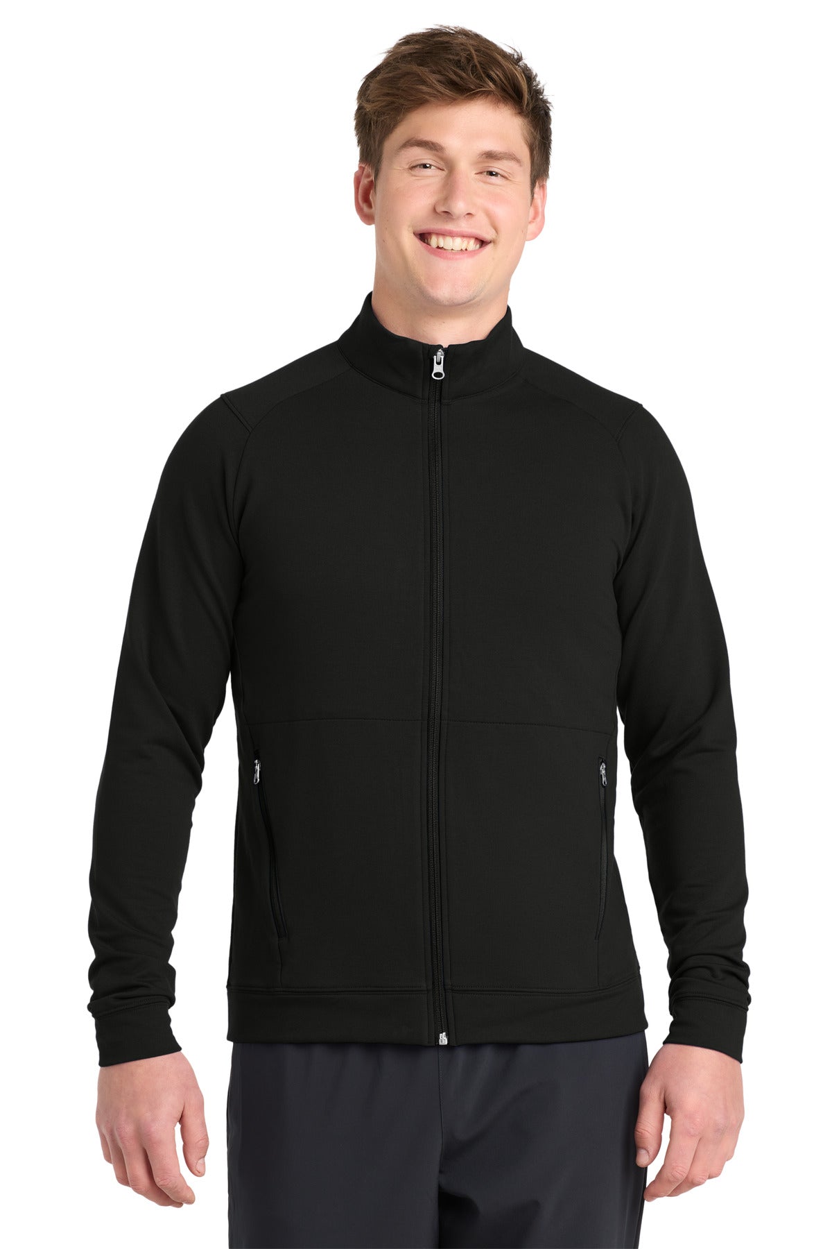 Custom Embroidery or DTF Print - Sport-Tek ® Sport-Wick ® Flex Fleece Full-Zip. ST560