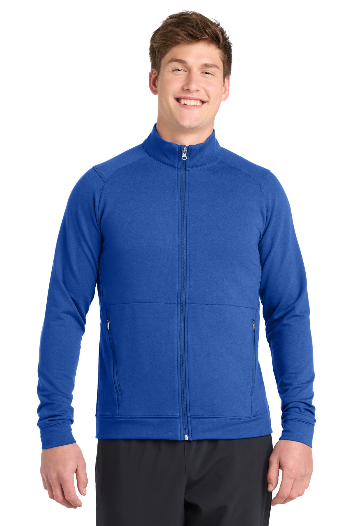 Custom Embroidery or DTF Print - Sport-Tek ® Sport-Wick ® Flex Fleece Full-Zip. ST560