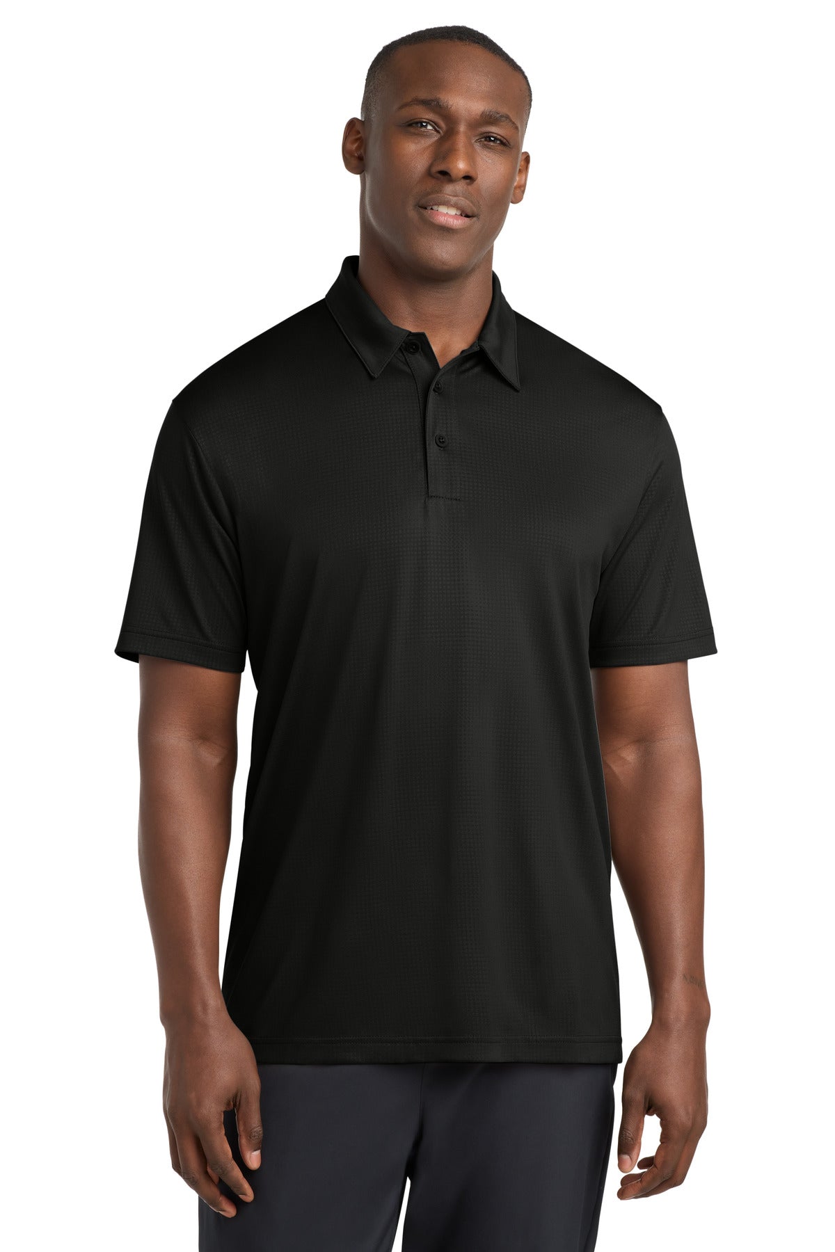Custom Embroidery or DTF Print - Sport-Tek ® Embossed PosiCharge ® Tough Polo ® . ST630