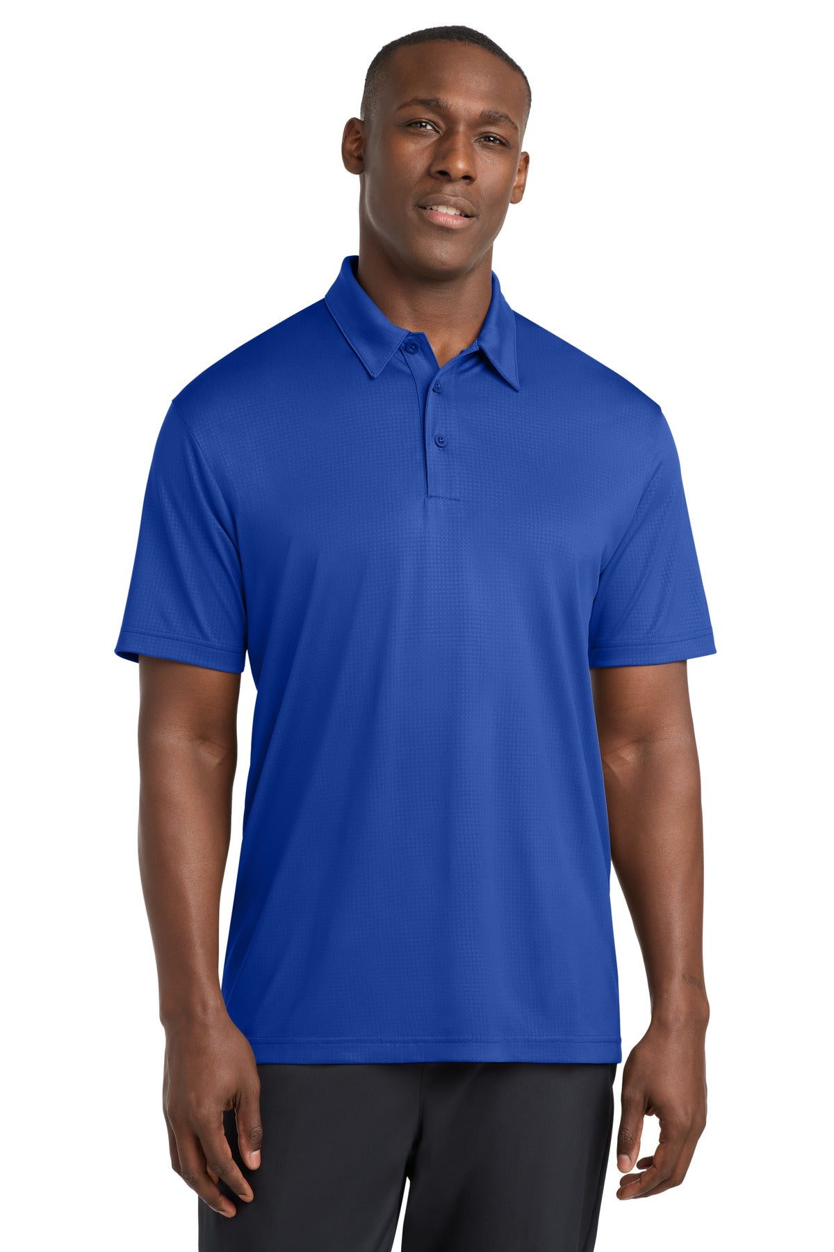 Custom Embroidery or DTF Print - Sport-Tek ® Embossed PosiCharge ® Tough Polo ® . ST630