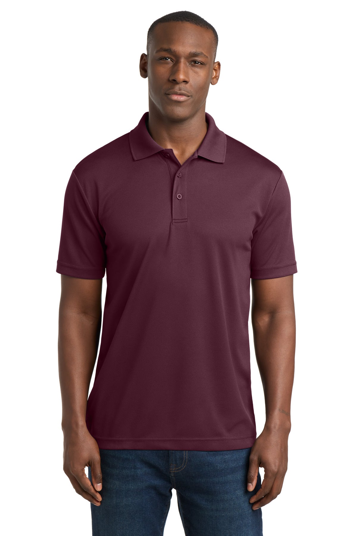 Custom Embroidery or DTF Print - Sport-Tek ® PosiCharge ® RacerMesh ® Polo. ST640