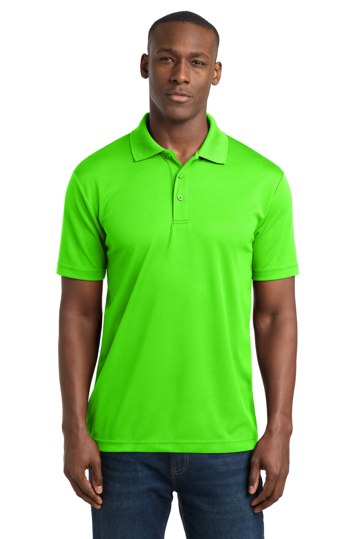 Custom Embroidery or DTF Print - Sport-Tek ® PosiCharge ® RacerMesh ® Polo. ST640