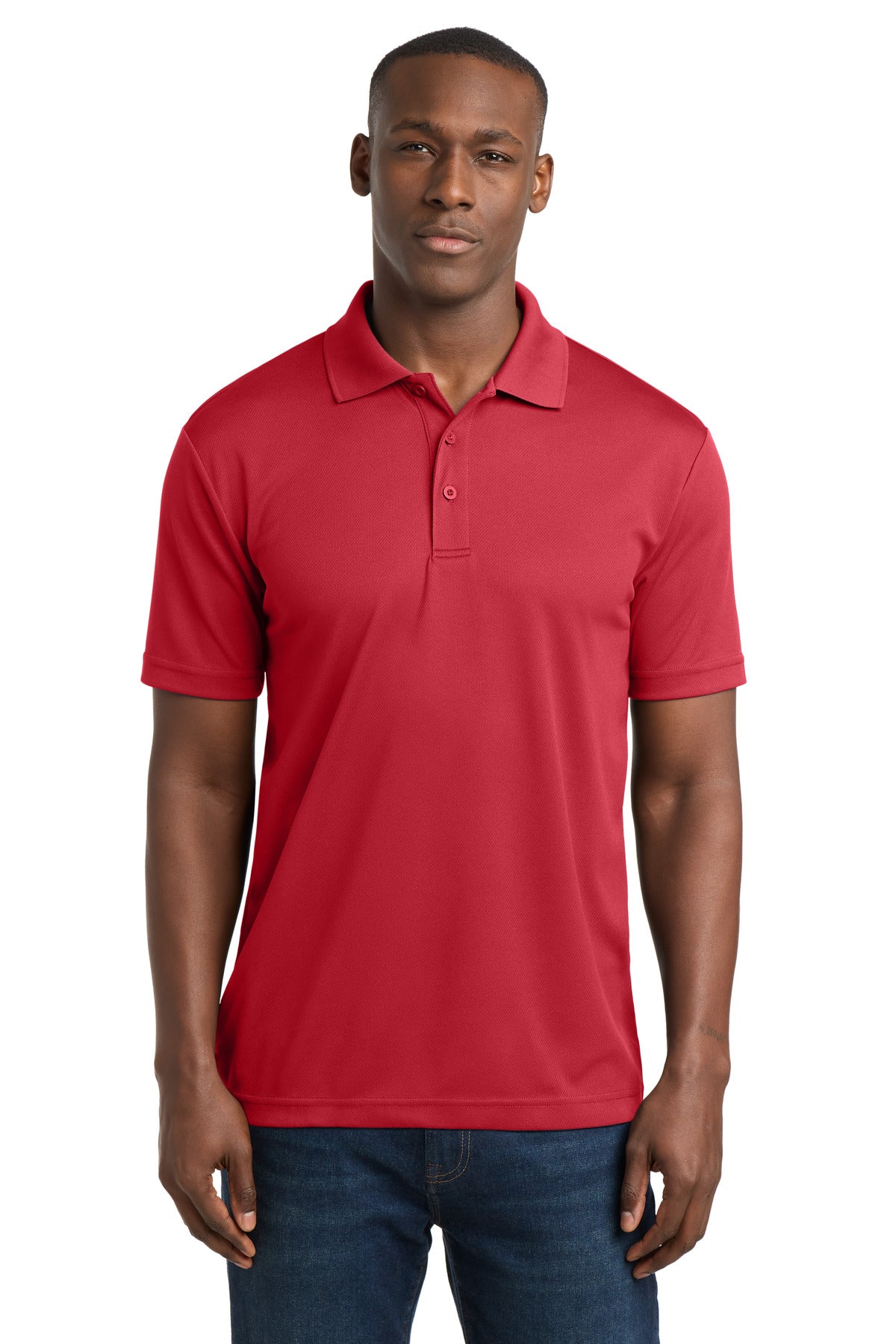 Custom Embroidery or DTF Print - Sport-Tek ® PosiCharge ® RacerMesh ® Polo. ST640
