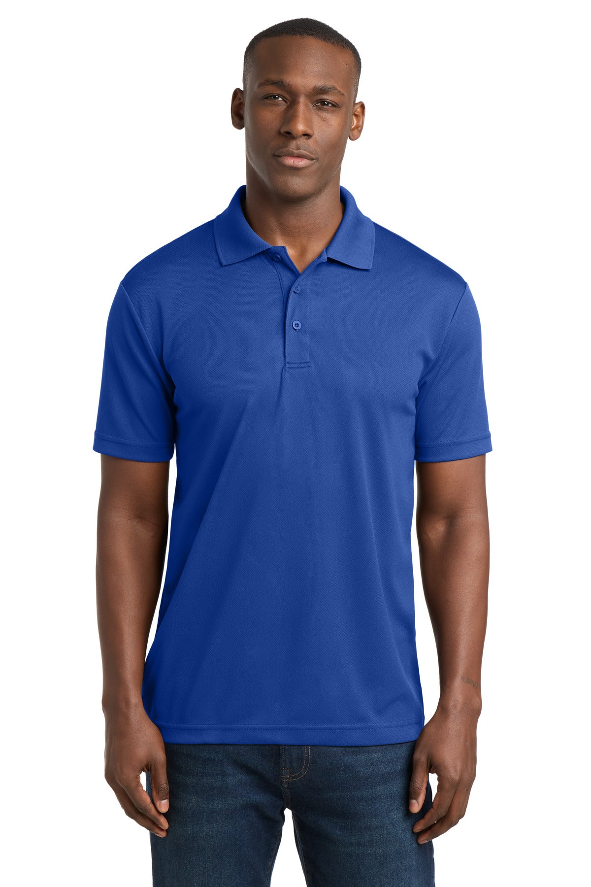 Custom Embroidery or DTF Print - Sport-Tek ® PosiCharge ® RacerMesh ® Polo. ST640