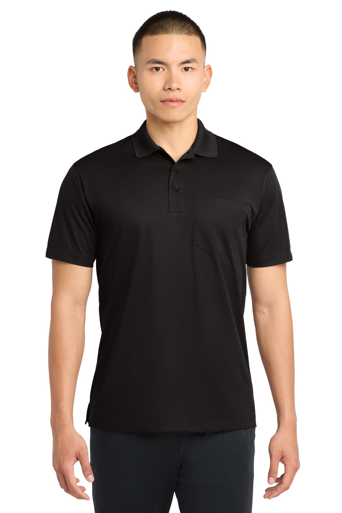Custom Embroidery or DTF Print - Sport-Tek ® Micropique Sport-Wick ® Pocket Polo. ST651