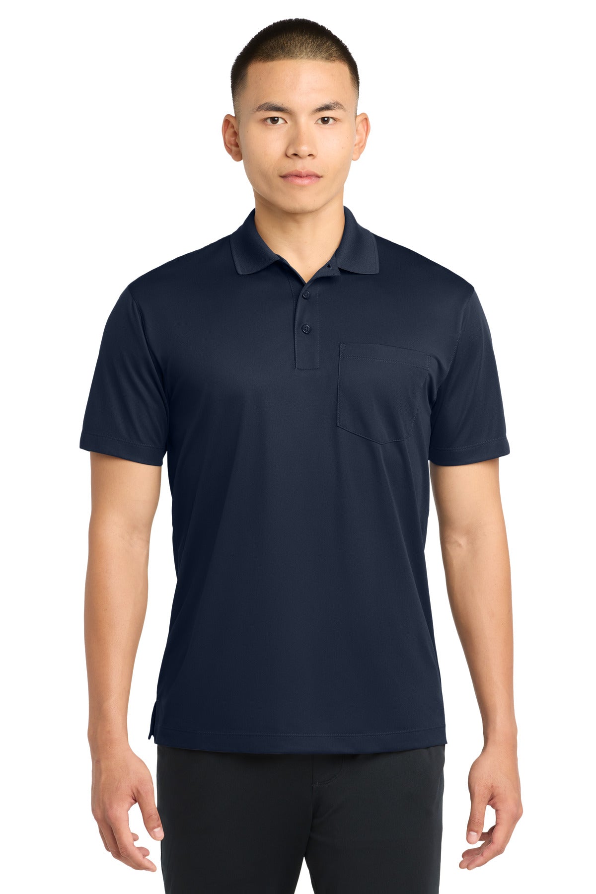 Custom Embroidery or DTF Print - Sport-Tek ® Micropique Sport-Wick ® Pocket Polo. ST651
