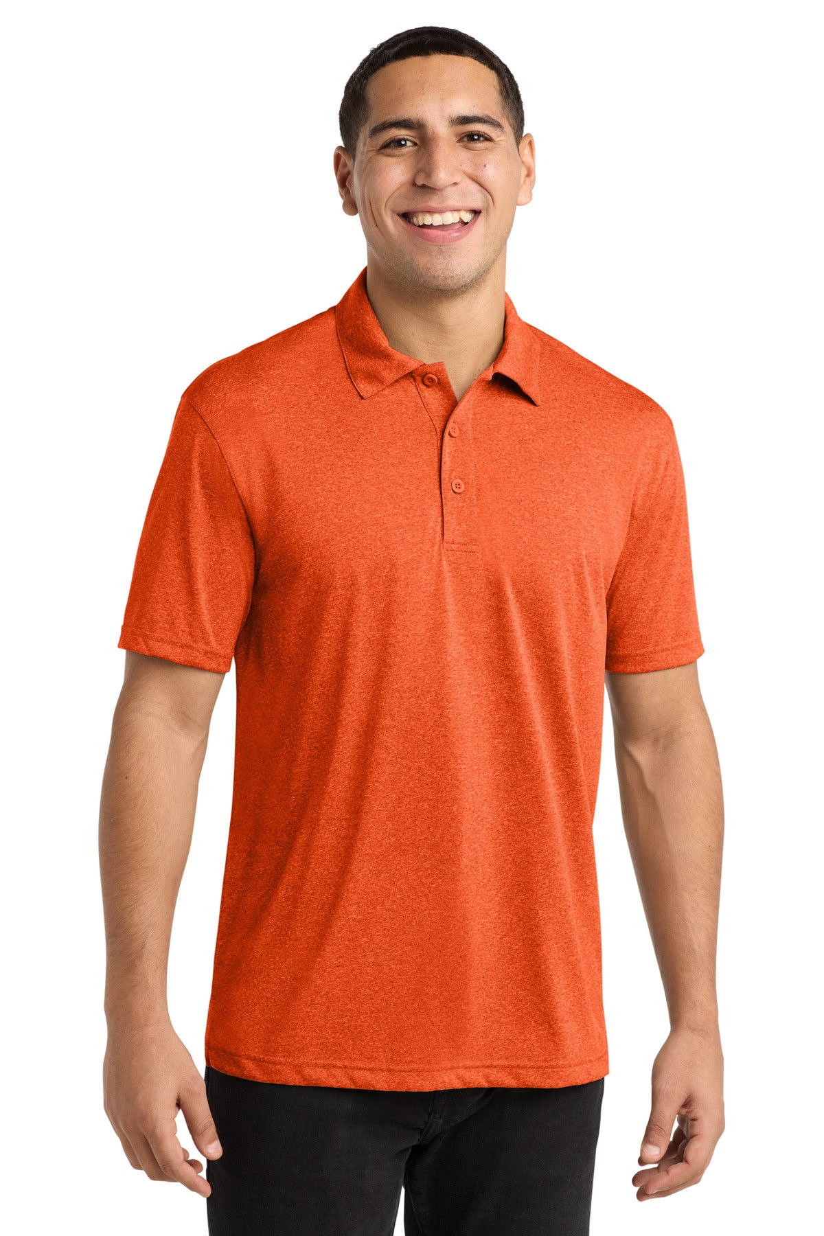Custom Embroidery or DTF Print - Sport-Tek ® Heather Contender™ Polo. ST660