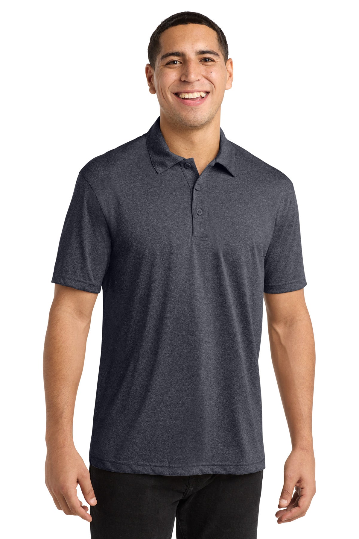 Custom Embroidery or DTF Print - Sport-Tek ® Heather Contender™ Polo. ST660