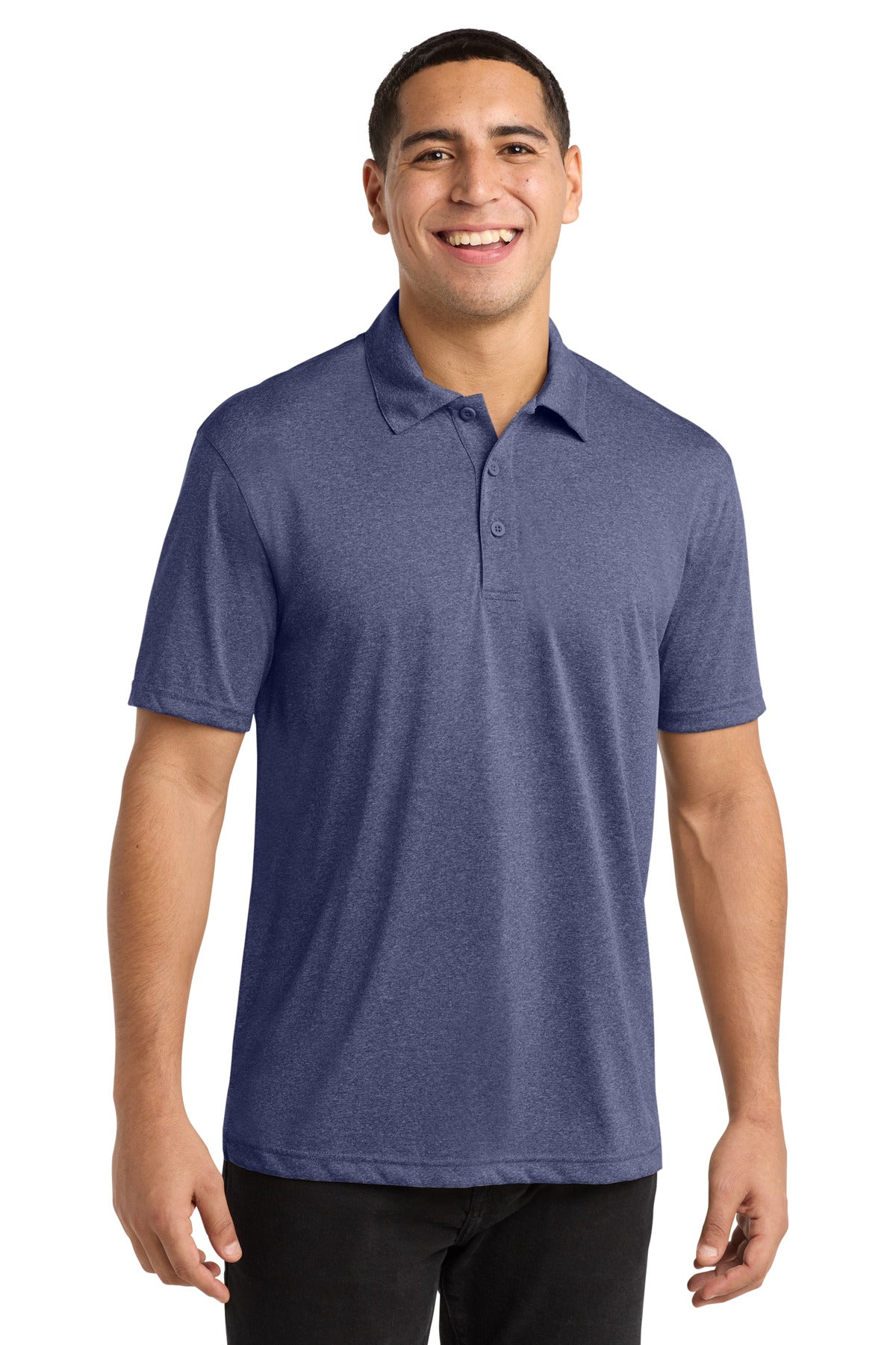 Custom Embroidery or DTF Print - Sport-Tek ® Heather Contender™ Polo. ST660