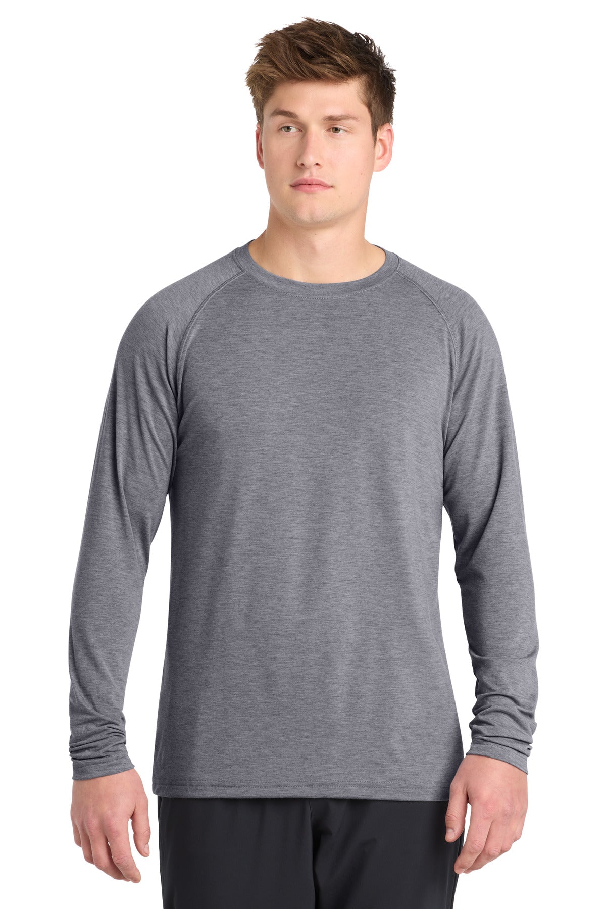Custom Embroidery or DTF Print - Sport-Tek ® Long Sleeve Ultimate Performance Crew. ST700LS