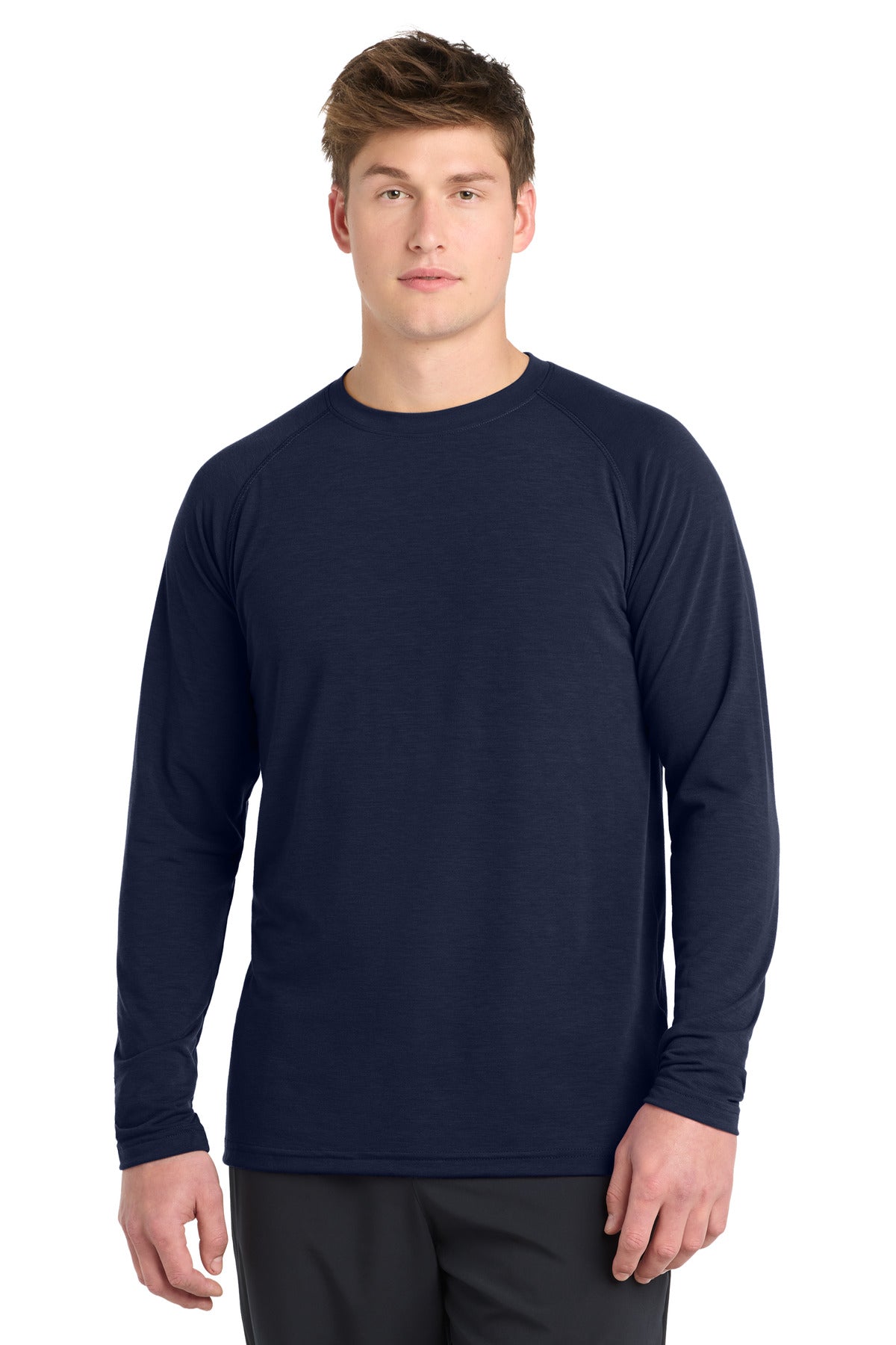Custom Embroidery or DTF Print - Sport-Tek ® Long Sleeve Ultimate Performance Crew. ST700LS