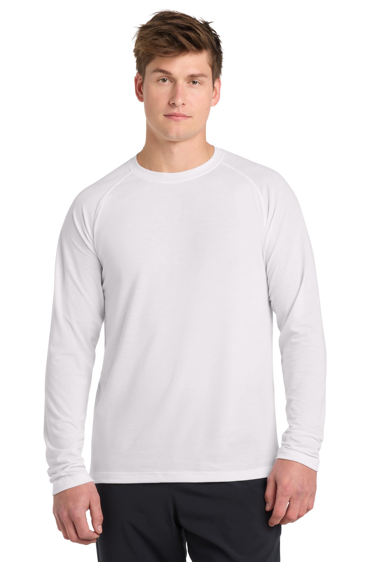 Custom Embroidery or DTF Print - Sport-Tek ® Long Sleeve Ultimate Performance Crew. ST700LS