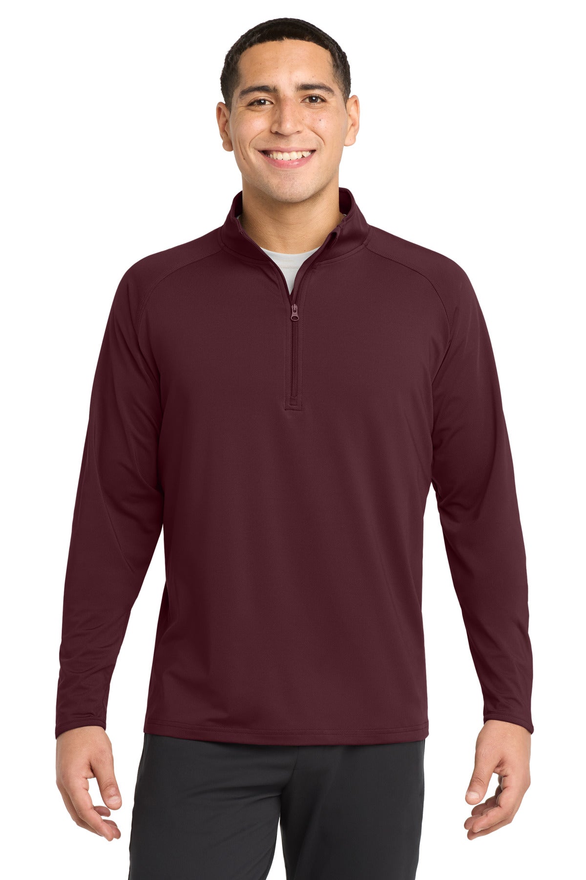 Custom Embroidery or DTF Print - Sport-Tek ® Sport-Wick ® Stretch 1/4-Zip Pullover. ST850