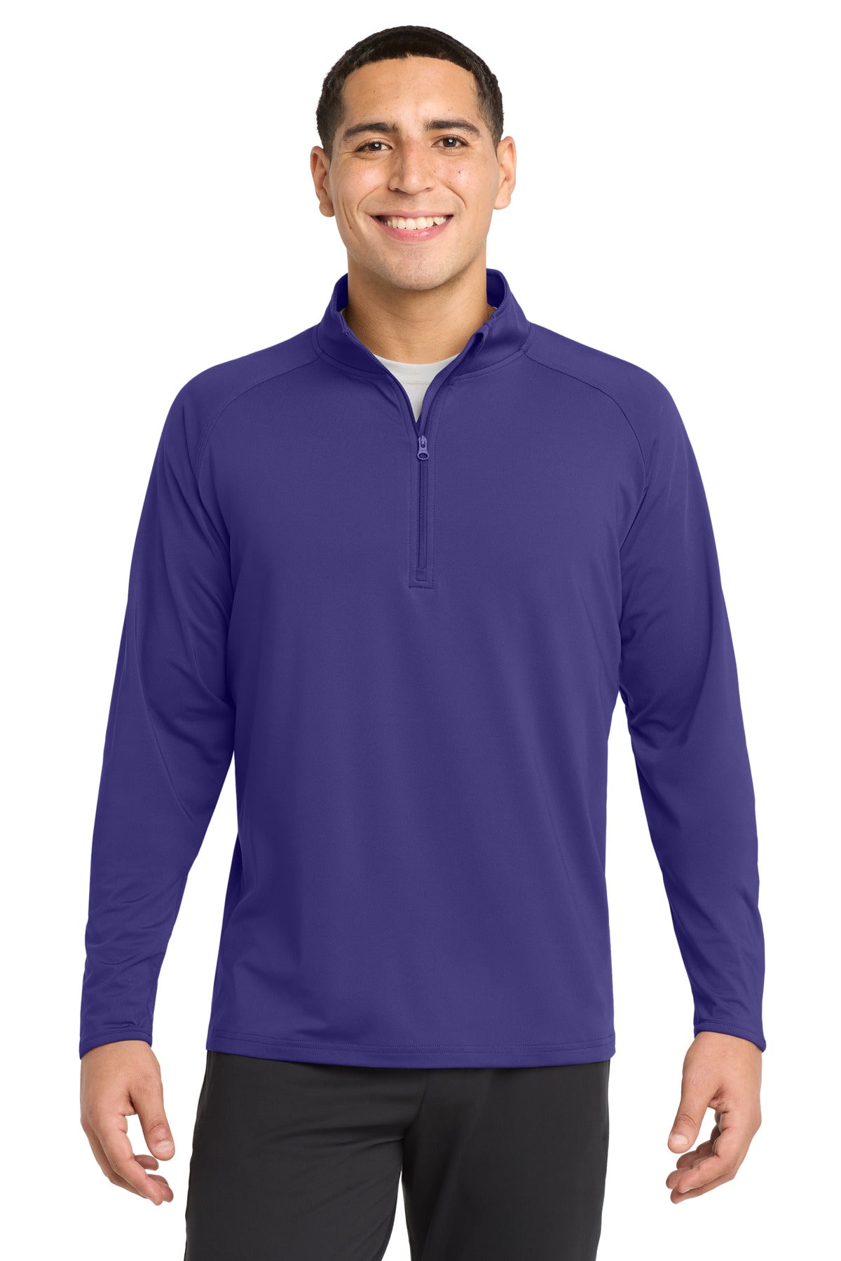Custom Embroidery or DTF Print - Sport-Tek ® Sport-Wick ® Stretch 1/4-Zip Pullover. ST850