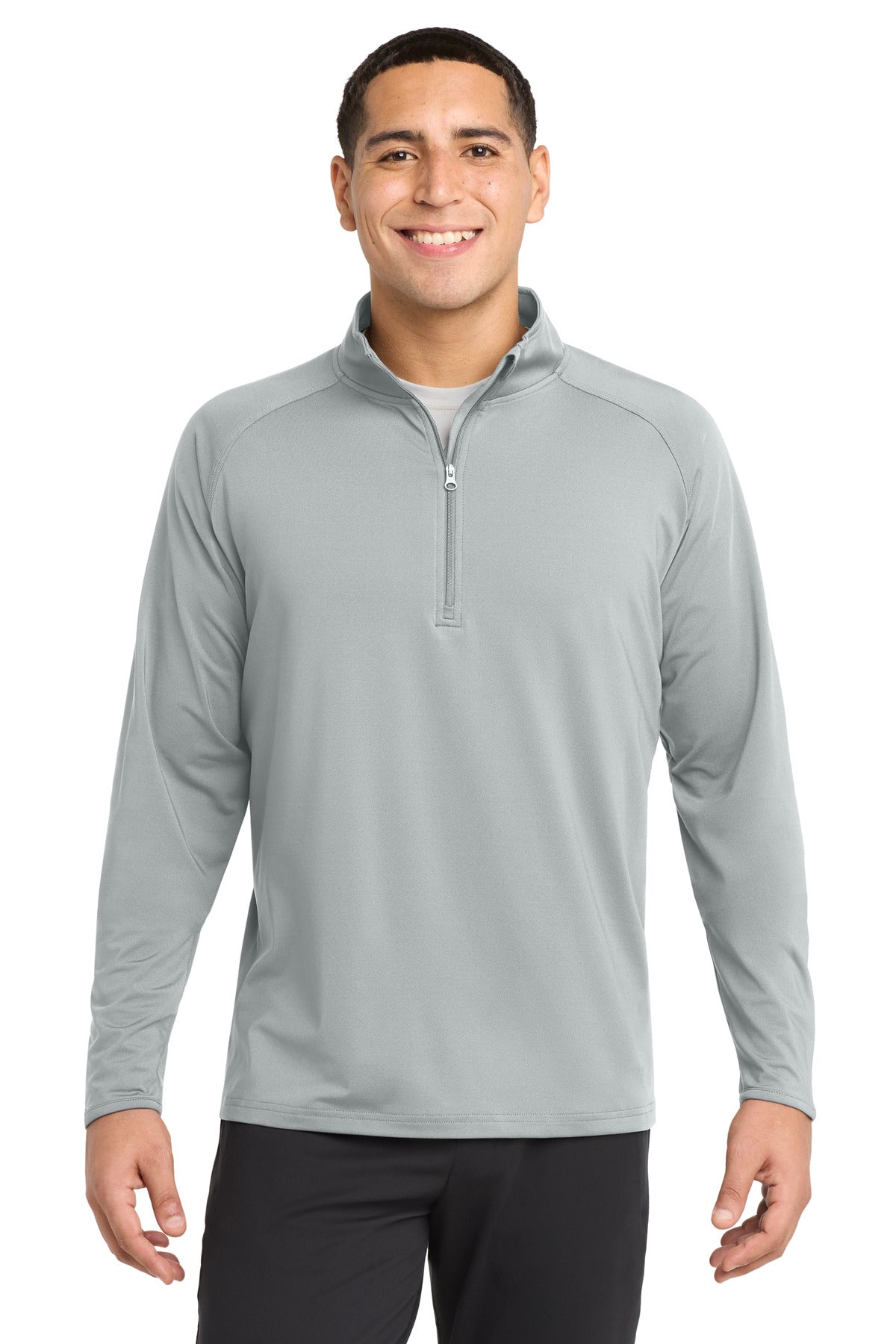 Custom Embroidery or DTF Print - Sport-Tek ® Sport-Wick ® Stretch 1/4-Zip Pullover. ST850