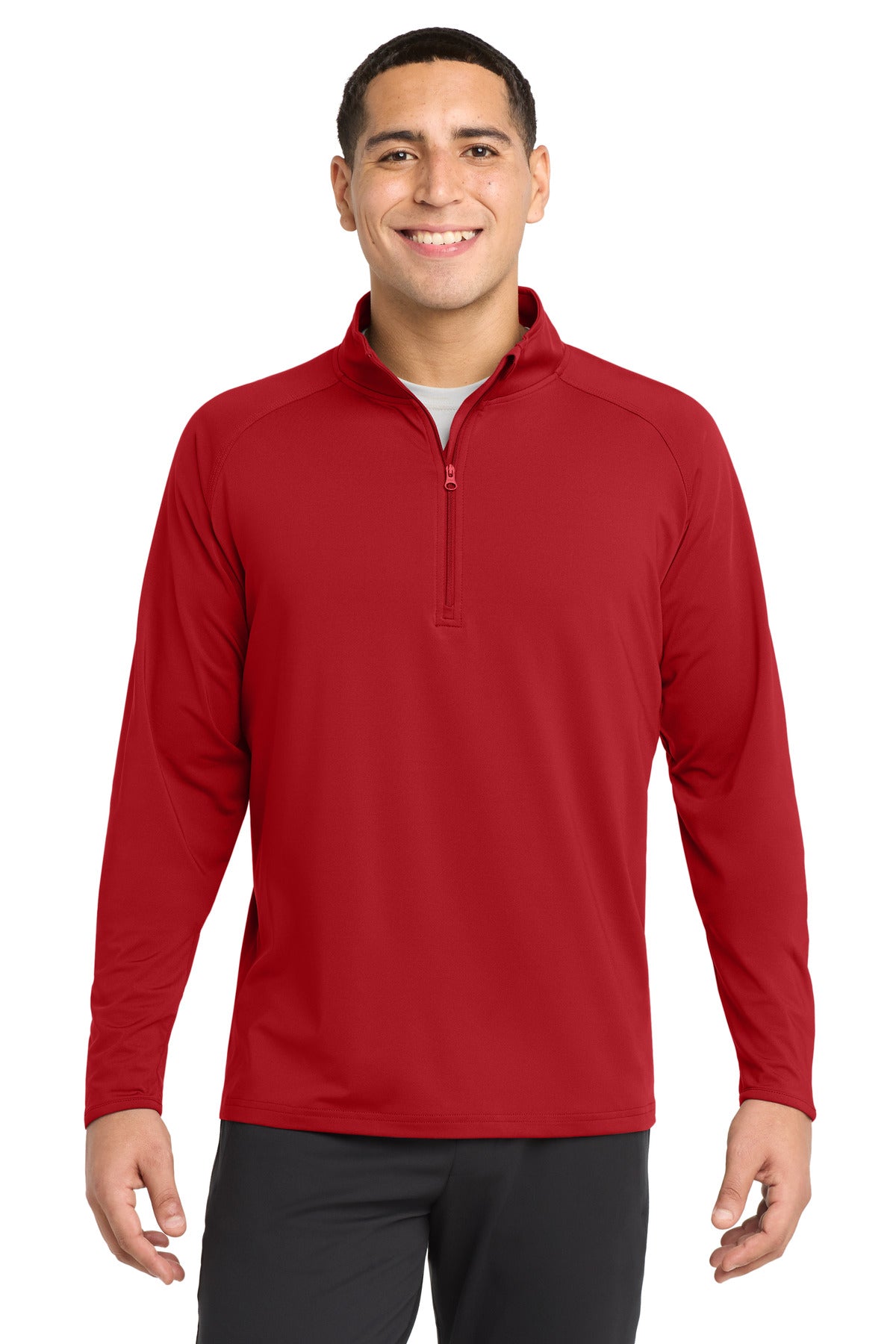 Custom Embroidery or DTF Print - Sport-Tek ® Sport-Wick ® Stretch 1/4-Zip Pullover. ST850